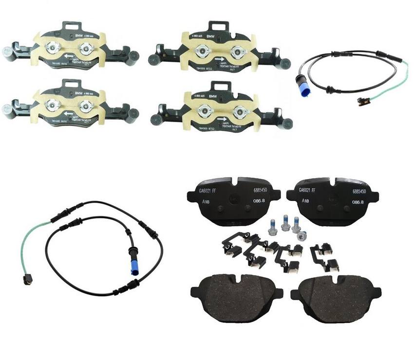 BMW Disc Brakes Kit - Pads Front and Rear